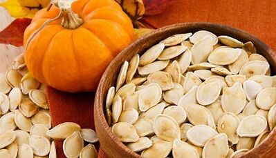 Semi di zucca per rimuovere i parassiti dal corpo