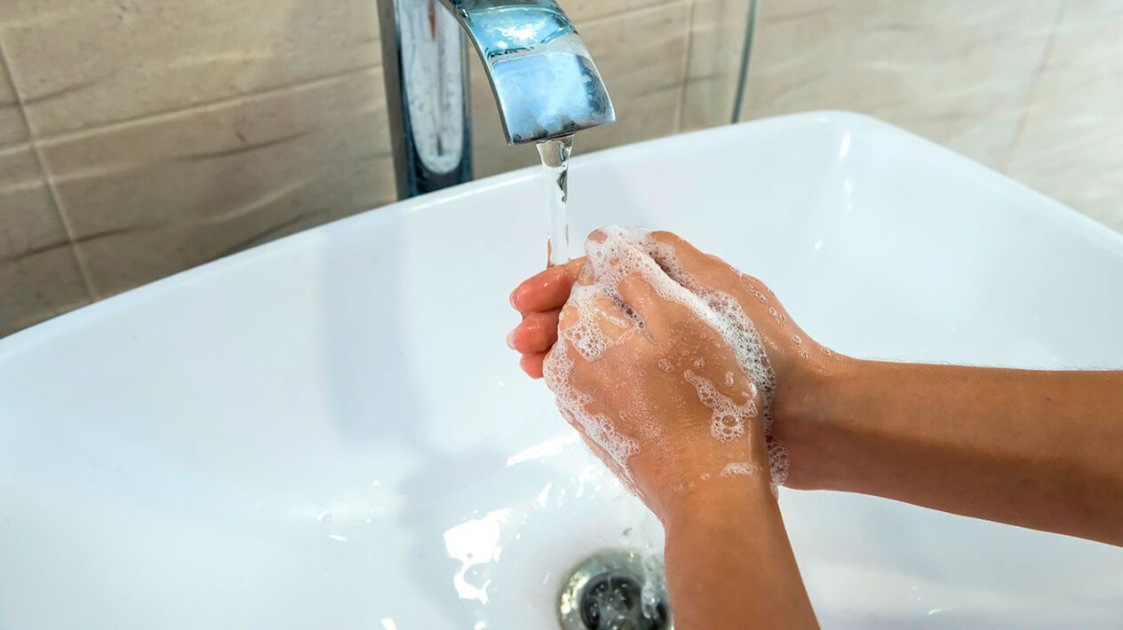 La regola più semplice per prevenire l'elmintiasi è lavarsi sempre le mani con sapone.